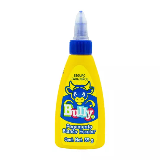 Pegamento escolar blanco Bully de 55 grs 1 pieza