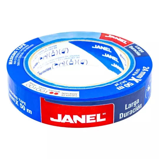 Masking tape 230 azul JANEL 24x50 1piez a