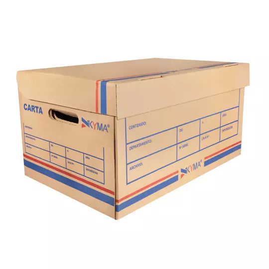 Caja de archivo de Carton KYMA Tamaño Ca rta 50x31.5x25.7