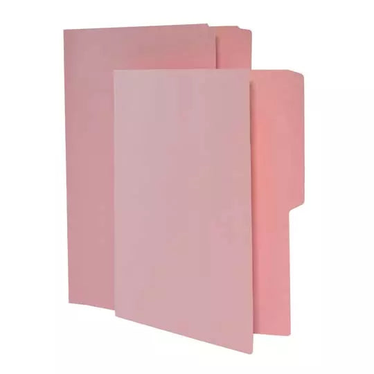 Folder KYMA Tamaño Carta Color Rosa Past el Cajilla con 100 piezas