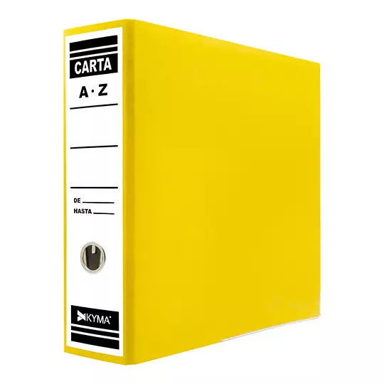Registrador Arcoiris Amarillo Indeleble KYMA Tamaño Carta