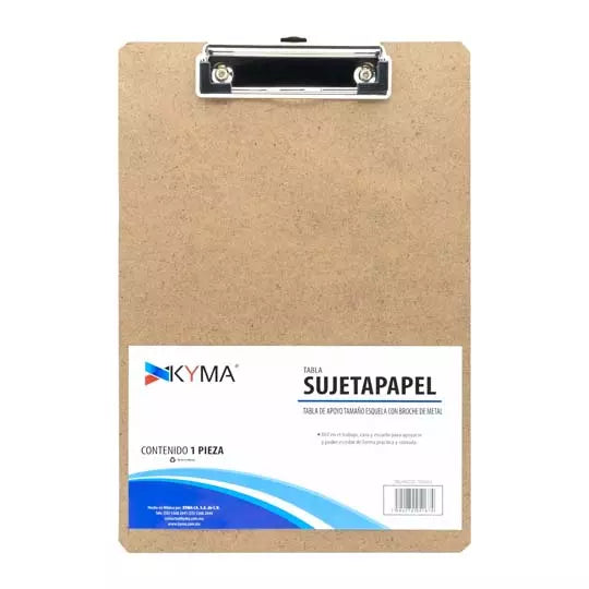 Tabla Agarrapapel KYMA Macocel Herraje C lip Tamaño Esquela