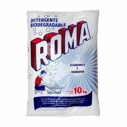 Detergente multiusos biodegradable en po lvo Roma bolsa 10 kg