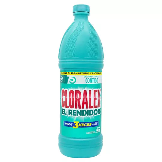 Blanqueador Cloralex, cloro 950 ml. .