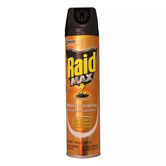 Insecticida en aerosol Raid max, cucarac has e insectos de 400ml
