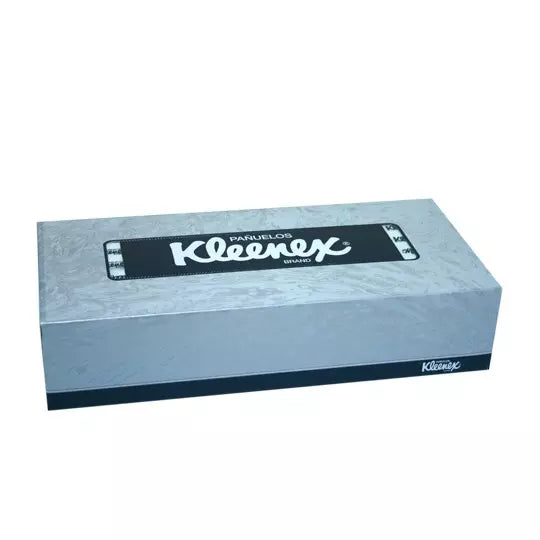 Pañuelo facial Kleenex caja con 90 hjs d obles,72 cajillas