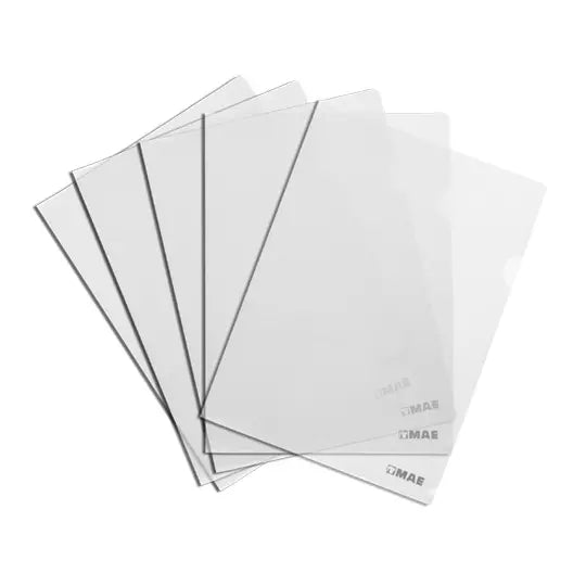 Folder en l mae tamaño carta paquete con 10 piezas