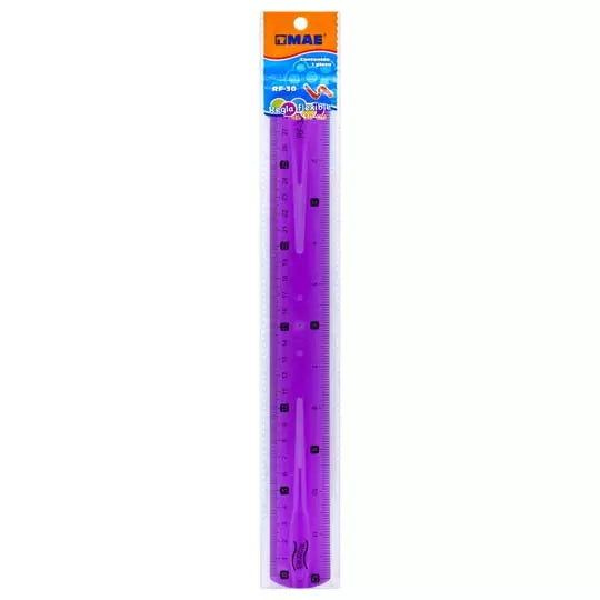 Regla flexible mae de 30cm 1 pieza .