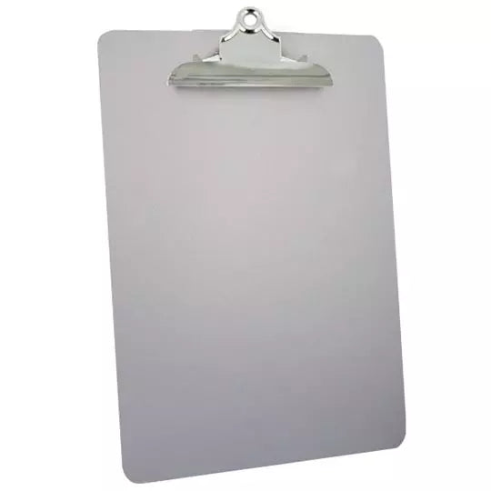 Tabla de aluminio mae tamaño carta co ancho wire clip
