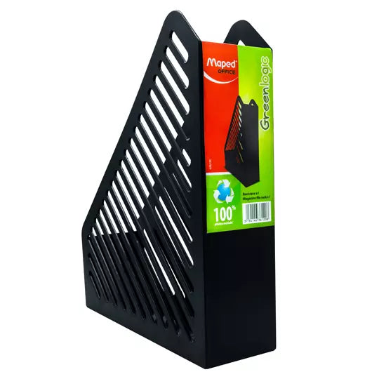 Revistero greenlogic negro Maped carta c olor negro