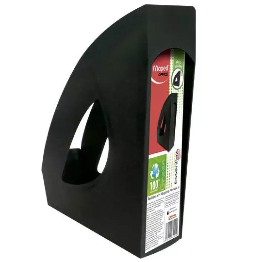 Revistero essentials green negro Maped c arta color negro