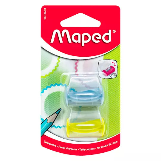 Sacapuntas vivo Maped 1 orificio 2 pieza s colores surtidos