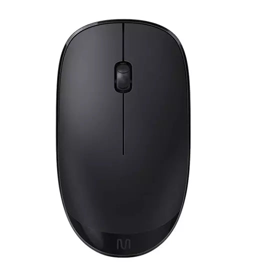 Mouse inalámbrico MULTI con clic silenci oso USB 1200dpi color negro