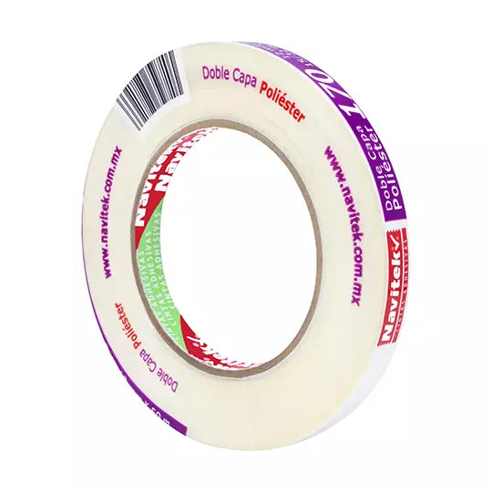 Cinta doble capa poliéster uso 170 Navit ek 12 mm x 50 m