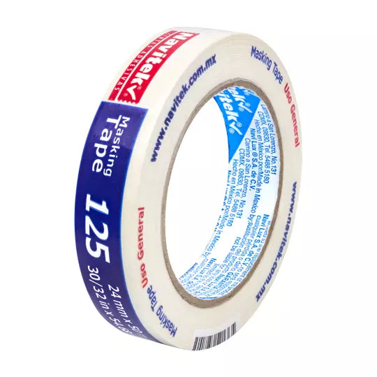 Masking tape uso 125 Navitek color natur al 24 mm x 50 m