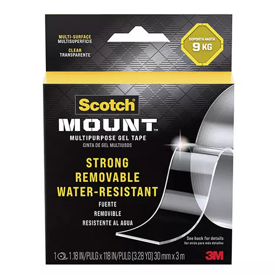 Cinta de montaje gel 3M Scotch Mount mul ti propósito 30 mm x 3m 1 pieza