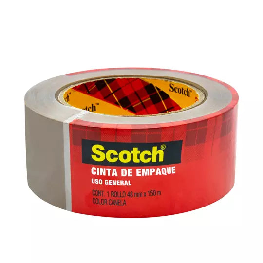 Cinta empaque canela 3M Scotch 550 Medid as: 48 mm x 150 m 1 pieza