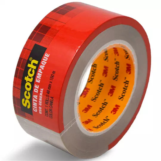 Cinta empaque canela 3M Scotch 550 Medid as: 48 mm x 50 m 1 pieza