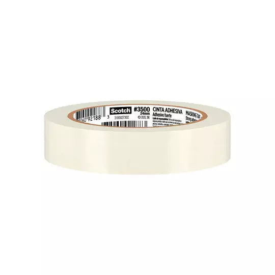 Cinta masking tape 3M Scotch 3500 uso ge neral 24 mm x 40 m 1 pieza