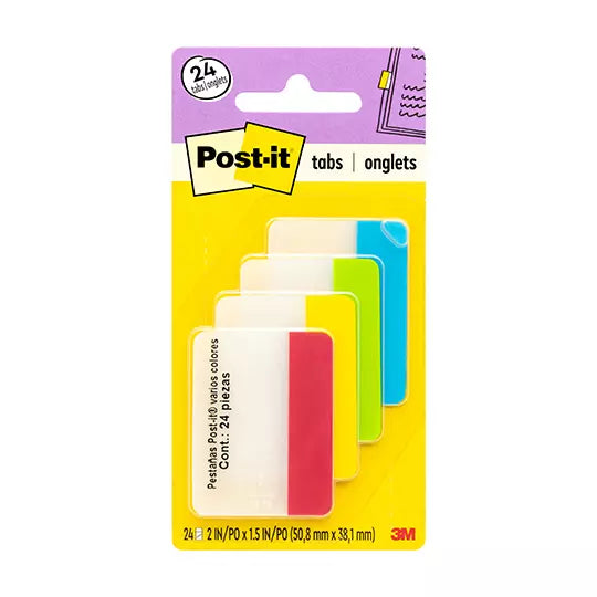 Banderitas rígidas Post-It Mod. 686-ALYR 4 blocks c/6 banderitas