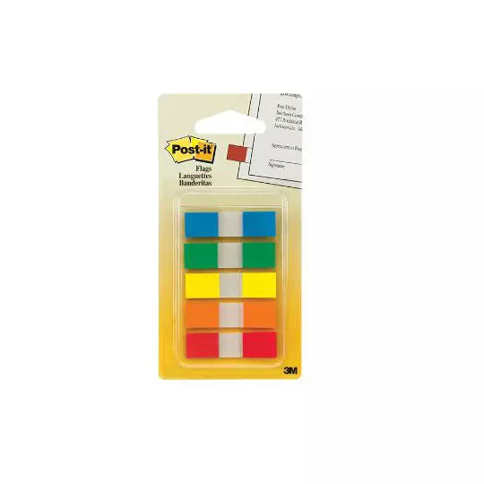 Banderitas adhesivas Post-it 683-5CF col ores primarios 5 blocks c/20 banderitas