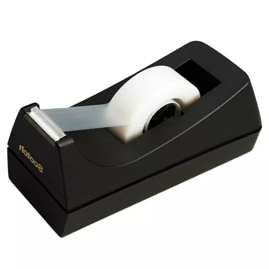 Despachador para cinta Scotch Mod C-38 n egro 1 pieza