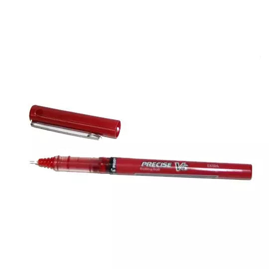Bolígrafo extra fino Precise V5 Pilot pu nta rodante, color rojo, caja c/12 pzas