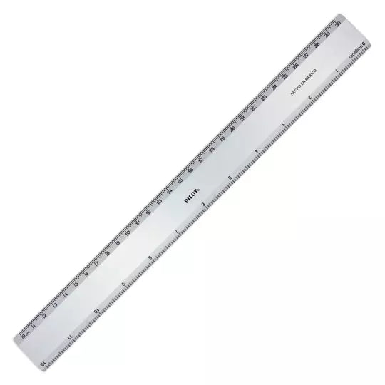 Regla metálica de aluminio Pilot de 30 c m