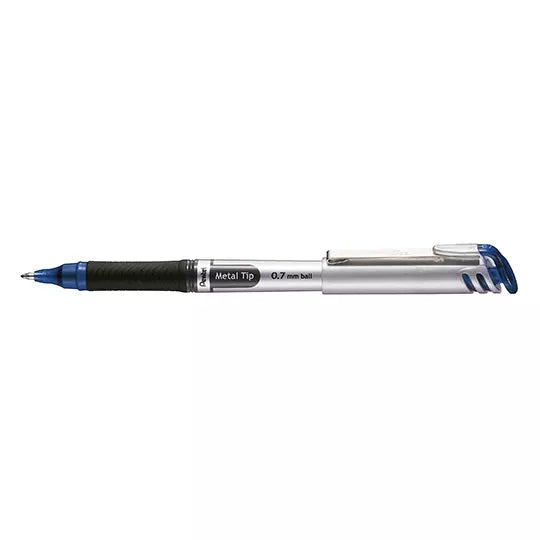 Bolígrafo stick Pentel Energel azul punt o 0.7 mm caja con 12 pz.