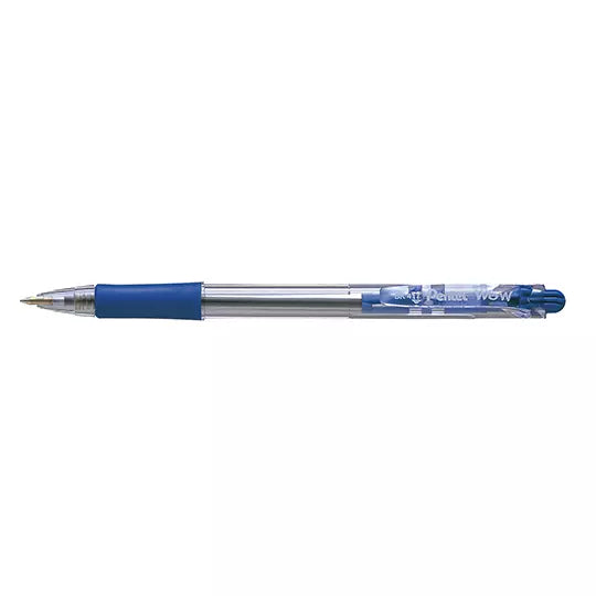 Boligrafo retractil Pentel Wow azul punt o 0.7 caja 12 pz