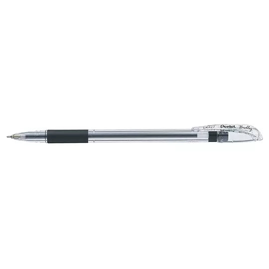 Boligrafo stick Pentel Bolly negro puno 0.7 caja 12 pz