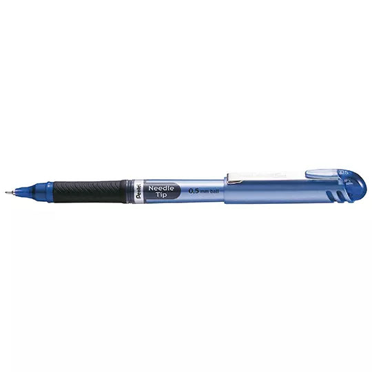 Bolígrafo stick Pentel Energel azul punt o 0.5 mm caja con 12 pz.