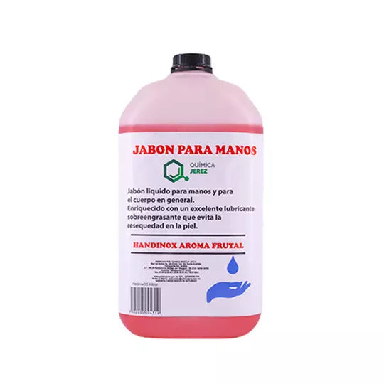 Jabón para manos en botella de plástico de 4 Litros aroma coco