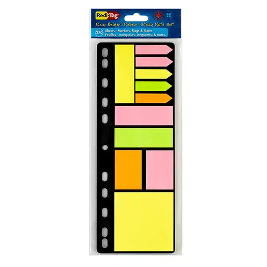 Set de notas adhesivas para carpetas Red i-Tag con 270 notas