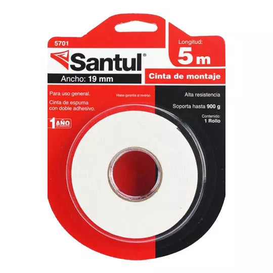 Cinta para montaje santul 5 m .