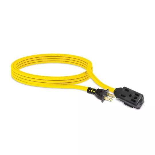 Extensión de 3 contactos santul 10 M col or amarillo