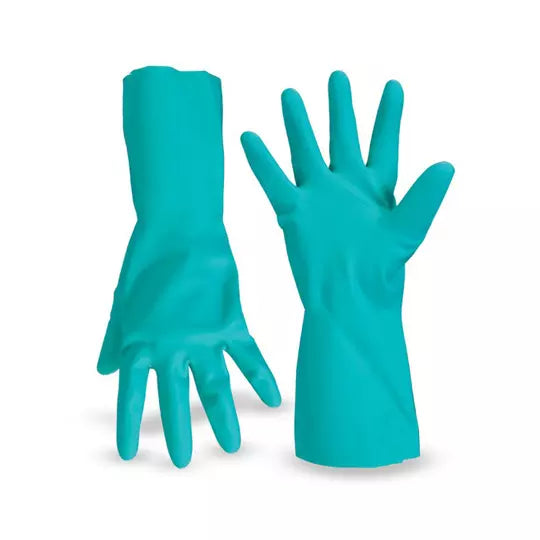 Guantes de nitrilo santul talla M un par .