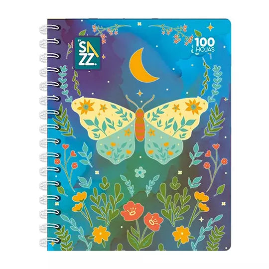 Cuaderno profesional SAZZ Universo doble arillo cuadro grande C7 con 100 hojas