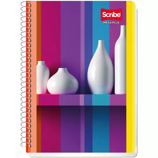 Cuaderno forma francesa SCRIBE Mega plus raya c/100 hojas