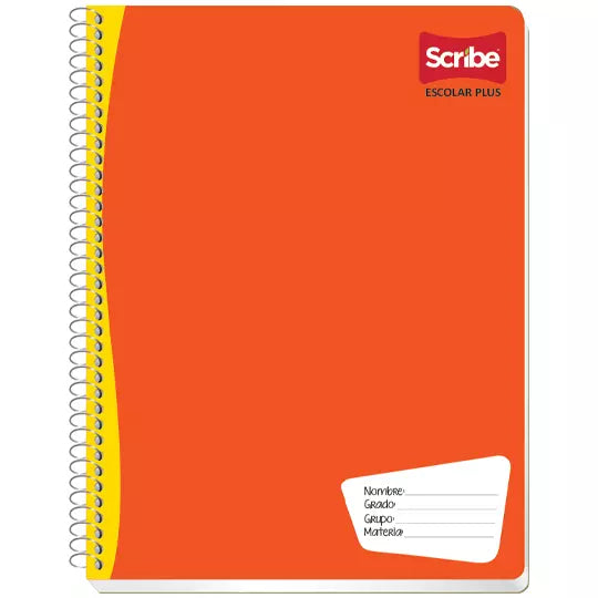 Cuaderno profesional SCRIBE Escolar plus cuadro chico (5 mm) con 100 hojas