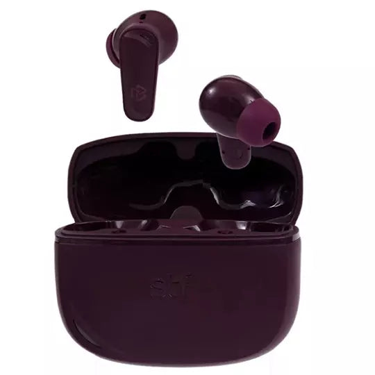 Audífonos inalámbricos STF modelo one TW S con enc color vino
