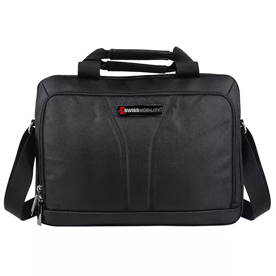 Maletín porta laptop Swissmobility ZUG 1 4" color negro