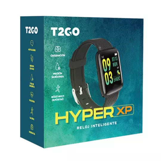 Smartwatch T2GO modelo Hyper XP pantalla 1.3"