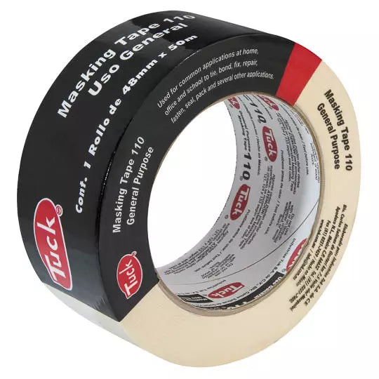 másking tape tipo 110 TUK 48mm x 50m, co lor crema, 1 pza
