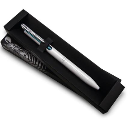 Bolígrafo Zebra Rollerball Punto Mediano 0.7mm Tinta Gel Sarasa Grand Blanco