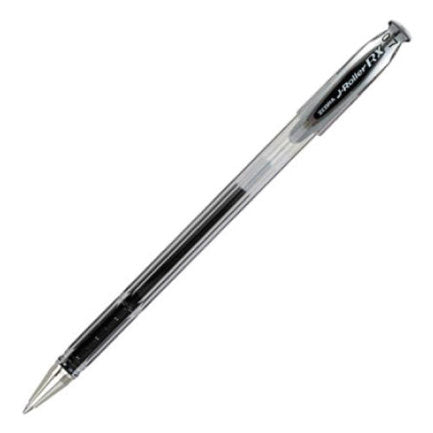 Bolígrafo Zebra J Roller RX Punto Mediano 0.7mm Tinta Gel Color Negro C/6 Pzas