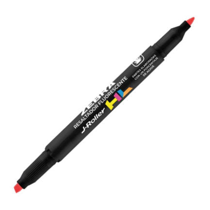 Resaltador Zebra Jroller HL Doble punta color naranja caja c/6