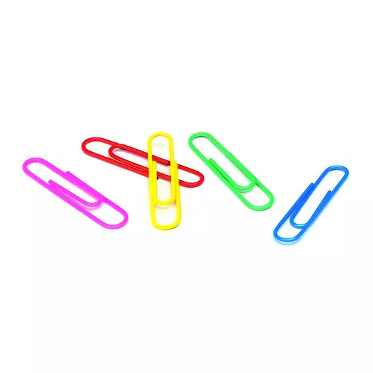 Clip estándar de colores ACCO capacidad hasta 20 hojas