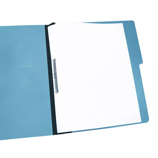 Carpeta pressboard Accopress ACCO carta color azul claro con broche de 8 cm