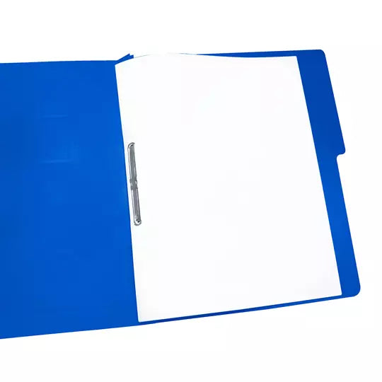 Carpeta pressboard Accopress sh ACCO ofi cio color azul obscuro c/broche de 8 cm